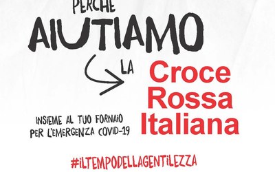 #yourfamilybaker-campaign in collaboration with the Italian Red Cross